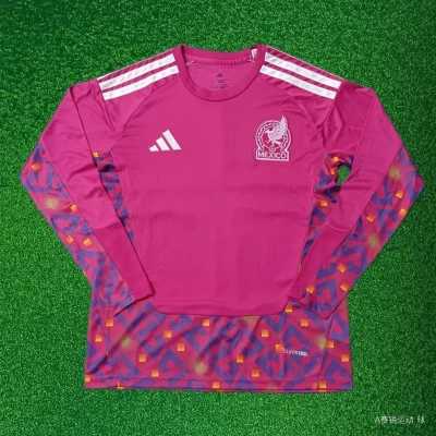 2026 Long Sleeve Mexico Goalkeeper Football Shirt 1:1 Thai Quality