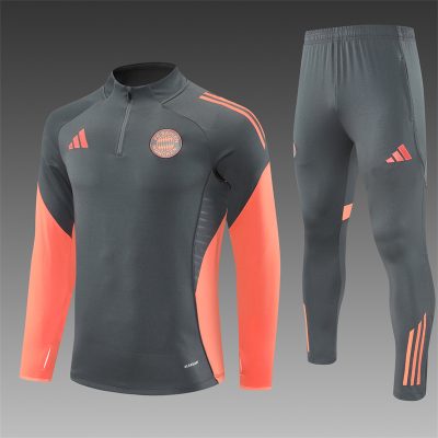2025/2026 BM Half-Pull Training Suit Football Shirt 1:1 Thai Quality Set