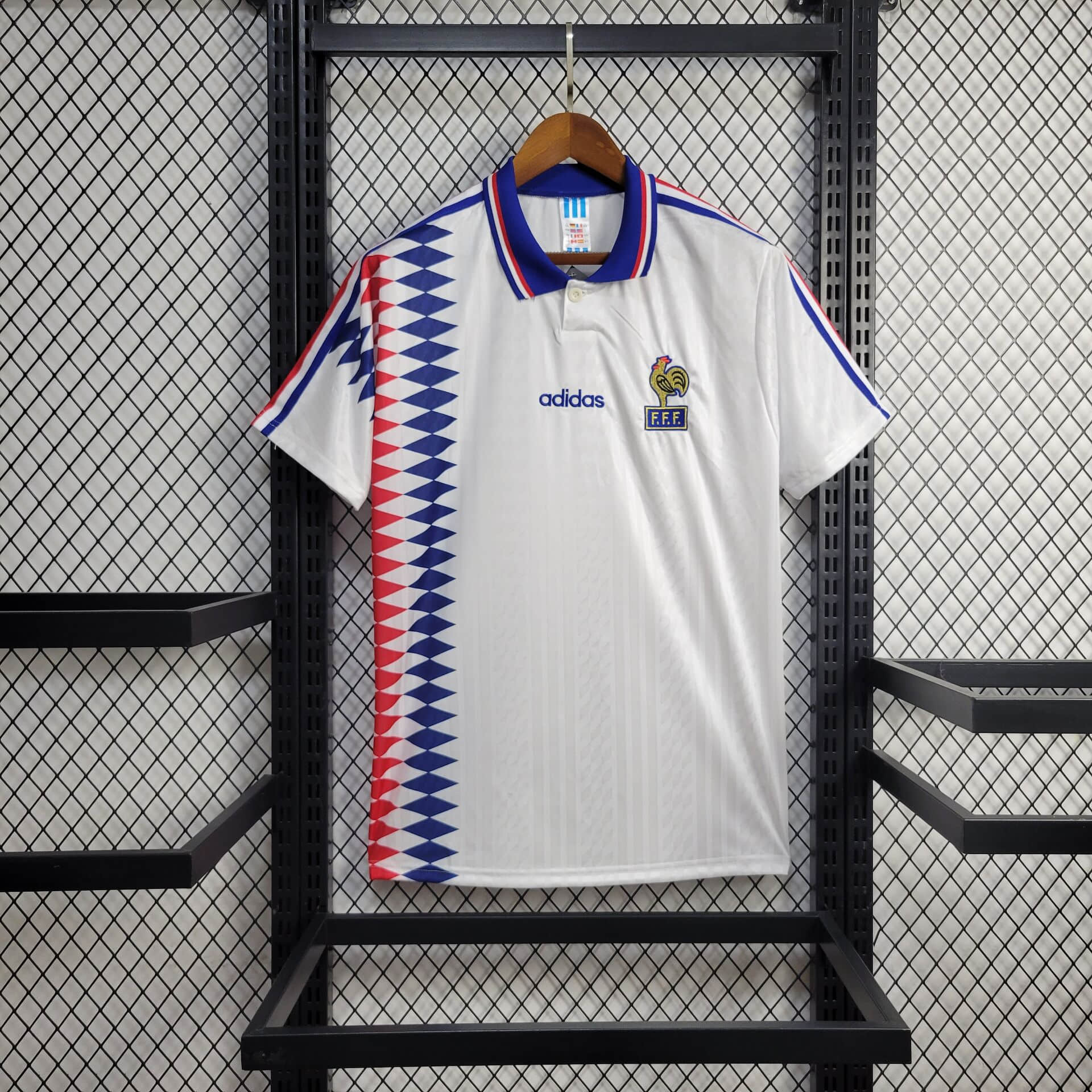 1994 Retro France Away Football Shirt 1:1 Thai Quality