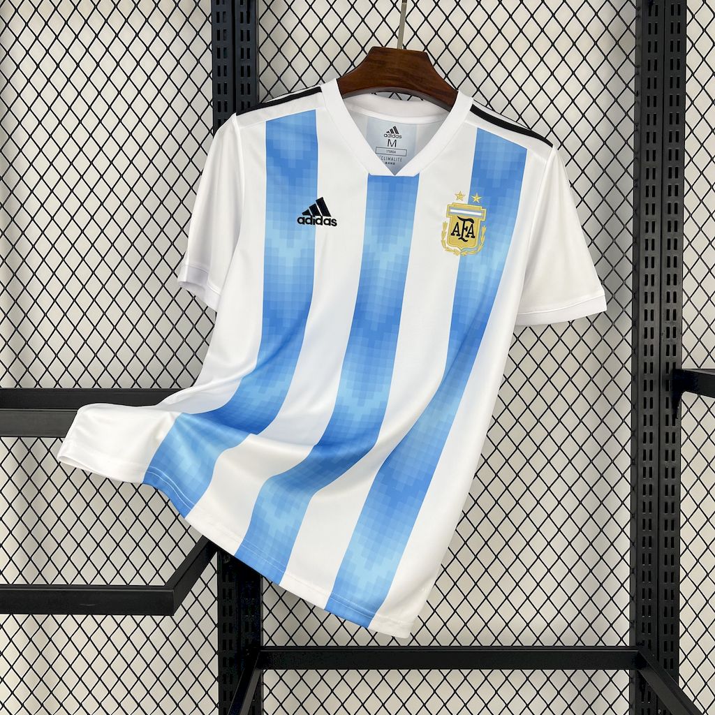 2018 Retro Argentina Home Football Shirt 1:1 Thai Quality